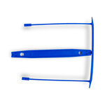 Relieur fasteneur q-connect plastique e-clips couleur bleue boîte 100 unités