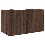 Organisateur armoire de bureau bois d'ingénierie Chêne marron 02_0043575