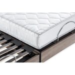 Ensemble matelas + sommier relaxation électrique 2 x 80 x 200 cm - Matelas mousse