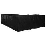 vidaXL Housse de salon de jardin en forme de L 18 œillets 220x285x80cm