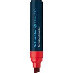 Marqueur permanent Maxx 280 Pte Biseau 4-12 mm Rouge SCHNEIDER