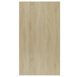 vidaXL Bibliothèque/Buffet Chêne sonoma 50x25x80 cm Bois d’ingénierie