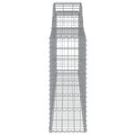 vidaXL Paniers à gabions arqués 6 Pièces 300x30x80/100 cm fer galvanisé