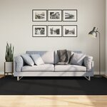 vidaXL Tapis HUARTE à poils courts doux et lavable noir 160x230 cm