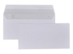 Lot de 250 enveloppe dl papier blanc 110 x 220 mm