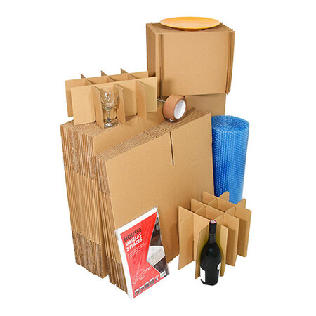 Kit Déménagement Confort - 28 cartons, 1 bulle, 1 housse, 1 adhésif 100m -  La Poste