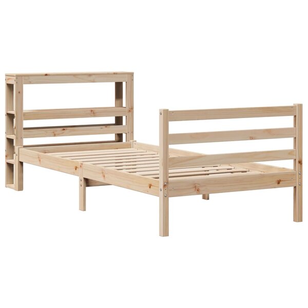 vidaXL Cadre de lit sans matelas 90x190 cm bois de pin massif