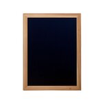 Tableau mural en ardoise noire et cadre bois 20x24cm - securit