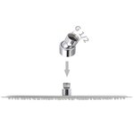 vidaXL Pomme de douche plongeante 2 Pièces Acier inoxydable Ø 40 cm