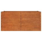 vidaXL Lit surélevé de jardin rouillé 160x80x77 cm acier corten
