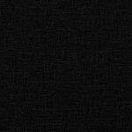vidaXL Lit de repos noir 80x200 cm tissu