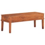 vidaXL Meuble TV 110x40x41 cm Bois d'acacia massif