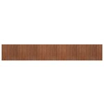 vidaXL Tapis rectangulaire marron 80x500 cm bambou