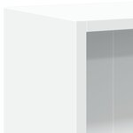 vidaXL Bibliothèque Blanc 60x24x76 cm Bois d'ingénierie