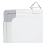 vidaXL Tableau blanc magnétique pliable 120x80x1 7 cm aluminium