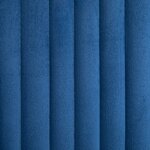 vidaXL Chaises à manger lot de 6 bleu velours