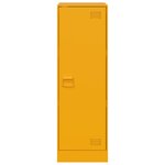 vidaXL Buffet jaune moutarde 34 5x39x107 cm acier