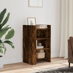 vidaXL Buffet chêne fumé 45x35x75 cm bois d'ingénierie