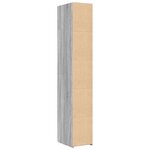 vidaXL Buffet haut sonoma gris 30x42 5x185 cm bois d'ingénierie