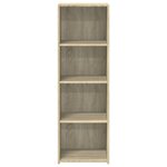 vidaXL Buffet chêne sonoma 40x41x124 cm bois d'ingénierie