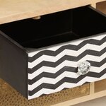 vidaXL Meuble TV 120x30x40 cm Bois massif de manguier