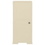 vidaXL Armoire plastique 40x43x85 5 cm design de bois blanc angora
