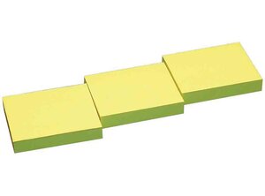 Lot de 3 Notes repositionnables, 38 x 51 mm, jaune POST-IT