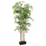 vidaXL Bambou artificiel 1605 feuilles 180 cm vert