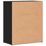 vidaXL Buffets 2 Pièces noir 60x31x70 cm bois d'ingénierie