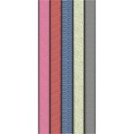 Boîte de 10 rouleaux de papier cadeau motifs fantaisies assortis 2 x 0 70 m