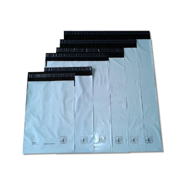 Lot de  100 Enveloppes  Pochettes 400 x 500 mm en plastique opaque indéchirables