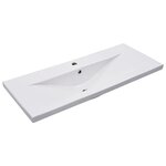 vidaXL Ensemble de meubles de bain 2Pièces céramique et bois d'ingénierie