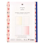 Carnet emoji bisous 128 pages - 14 5 x 19 cm