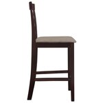 vidaXL Tabourets de bar lot de 2 Marron Tissu