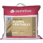 2 oreillers plumes 60 x 60 cm