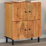 vidaXL Armoire latérale 60x33x75 cm bois massif d'acacia