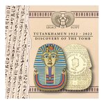 Pièce de monnaie en Cupronickel - Or 2 Cedis g 22.5 Millésime 2022 Legacy of Egypt TUTANKHAMUN