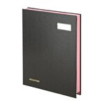 Parapheur double clip carton extendos 20 compartiments a4 - noir