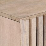 vidaXL Buffet 60x34x75 cm bois de manguier massif