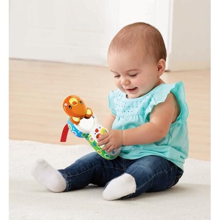 Vtech baby - jouet premier age - allô bébé surprises brun - La Poste