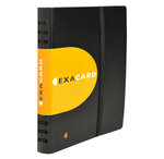 Porte Cartes De Visite À Pochettes Détachables Exacard 120 Cartes Exactive® - 20x14 5cm - Noir - X 5 - Exacompta