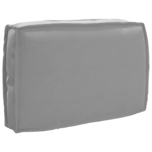 vidaXL Coussin pour dossier de palette Gris 60 x 40 x 12 cm