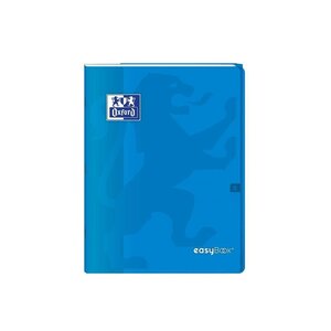 OXFORD Cahier Easybook agrafé - 21 x 29,7 cm - 96p seyes - 90g - Bleu