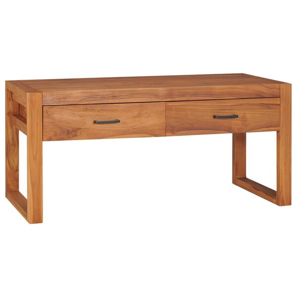 vidaXL Meuble TV 100x40x45 cm Bois de teck