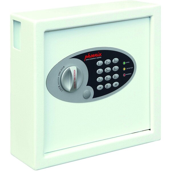 Coffre fort pour 30 clés CYGNUS KS0031E MKII Serrure electronique Blanc PHOENIX