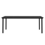 vidaXL Mobilier de salle à manger de jardin avec coussins 7 Pièces Noir