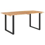vidaXL Table de salle à manger 154x80x76 cm Bois d'acacia solide