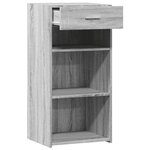 vidaXL Buffet sonoma gris 45x42 5x93 cm bois d'ingénierie