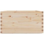 vidaXL Jardinière 90x90x49 5 cm bois de pin massif