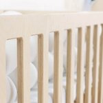 Lit bébé KIPPY 60 x 120 verni et gris